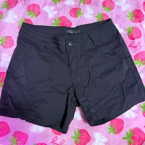 Prana Stretch Hiking Shorts – Black excellent condition REI travel working out